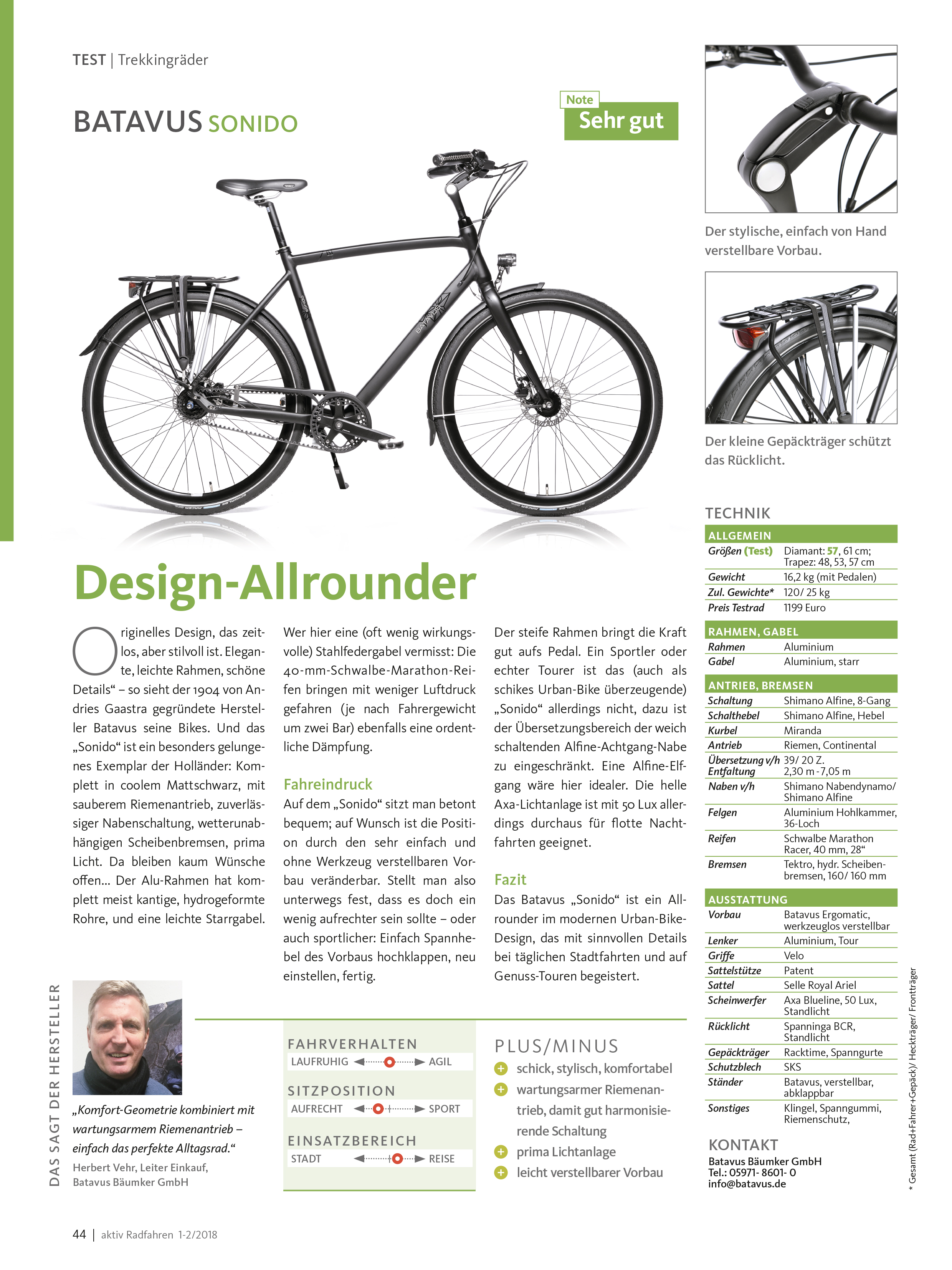 Das Batavus Sonido im Test - Jung \u0026 Volke - Zweiradstudio - Düsseldorf